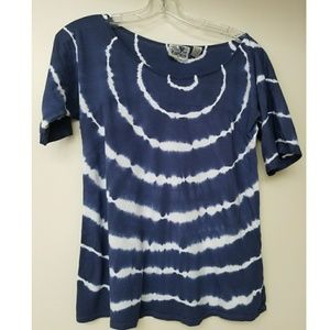 Lucky Brand Blue Tie Dye